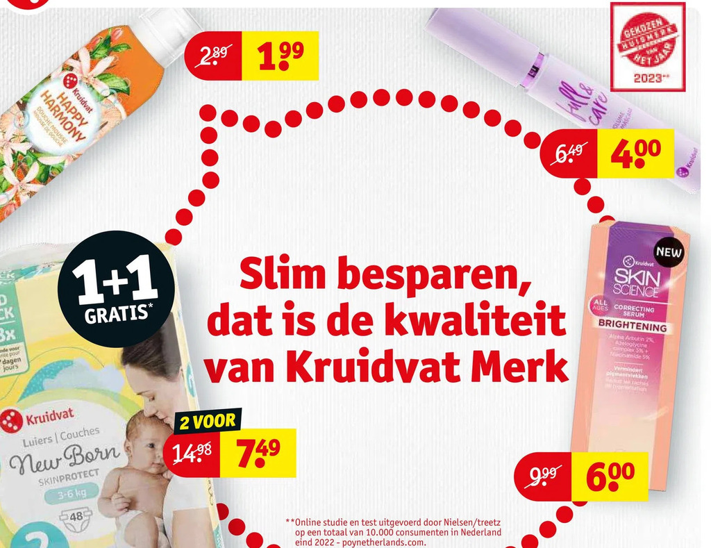 Kruidvat merk aanbieding bij Kruidvat