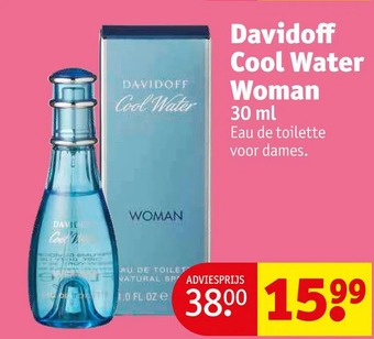 Kruidvat Davidoff cool water woman aanbieding