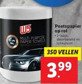 Lidl Poetspapier op rol aanbieding