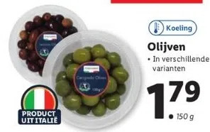 Lidl Olijven aanbieding