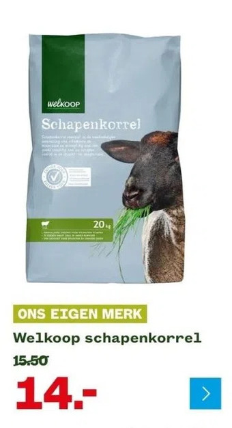 Welkoop Welkoop schapenkorrel aanbieding