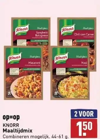 ALDI Op=op knorr maaltijdmix aanbieding