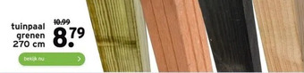 GAMMA Tuinpaal grenen aanbieding