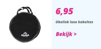 Obelink Obelink luxe kabeltas aanbieding