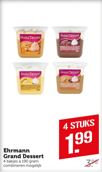 Coop Ehrmann grand dessert aanbieding