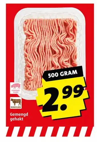 Boni Gemengd gehakt 500 gram aanbieding