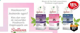 Trekpleister Keuze uit het hele assortiment similasan oogdruppels. aanbieding