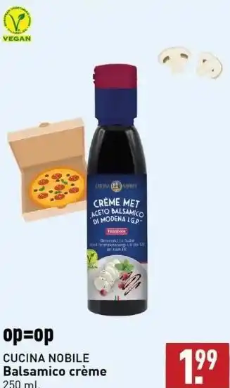 ALDI Cucina nobile balsamico crème 250 ml. aanbieding