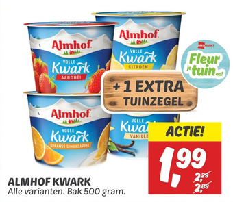 Dekamarkt Almhof kwark aanbieding