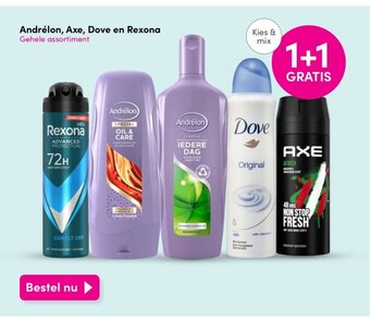 DA Andrelon, Axe, Dove en Rexona aanbieding