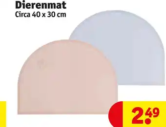 Kruidvat Dierenmat circa 40 x 30 cm aanbieding