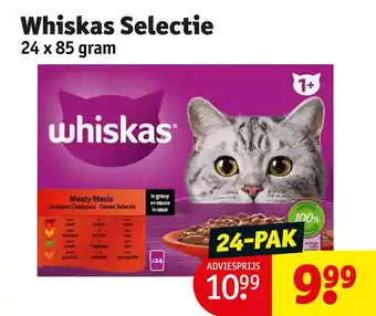 Kruidvat Whiskas selectie 24 x 85 gram aanbieding