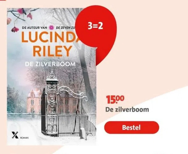 De zilverboom aanbieding bij Bruna