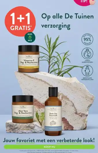 Holland & Barrett 1+1 op alle de tuinen aanbieding