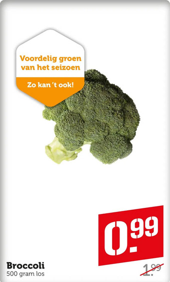 Coop Broccoli aanbieding