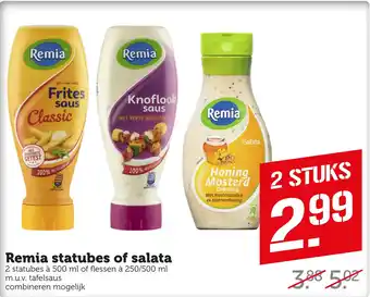 Coop Remia statubes of salata aanbieding