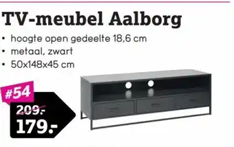 Leen Bakker TV-meubel aalborg 50x148x45CM aanbieding