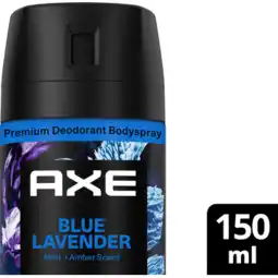 Jumbo Axe fine fragrance collection premium deodorant bodyspray blue lavender 150ml aanbieding