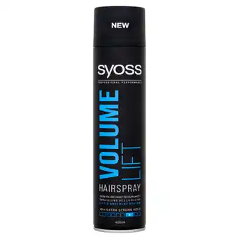 Jumbo Syoss volume lift hairspray 400ml aanbieding