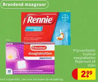 Kruidvat Brandend maagzuur aanbieding