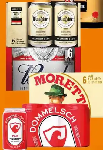 Boni Amstel, birra moretti, warsteiner, bud, dommelsch, hertog lan of grolsch bier aanbieding