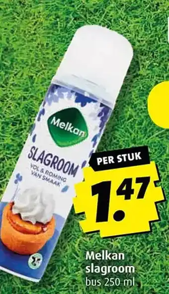 Boni Melkan slagroom aanbieding