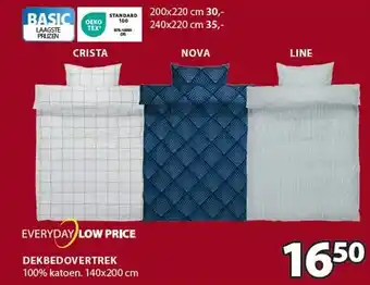 Jysk Dekbedovertrek aanbieding