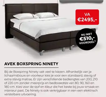 Tilders Meubelen Avek boxspring ninety aanbieding