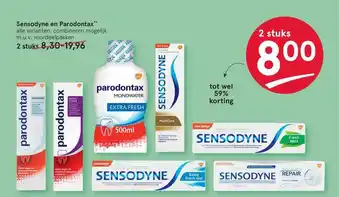 Etos Sensodyne En Parodontax Tot Wel 59% Korting aanbieding