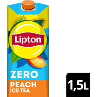 Jumbo Lipton ice tea peach zero sugar 1. 5l aanbieding