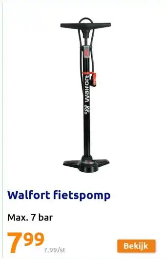 Action Walfort fietspomp aanbieding