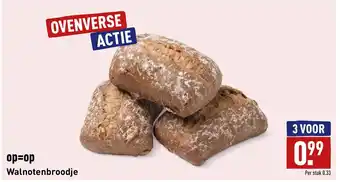 ALDI Walnotenbroodje aanbieding