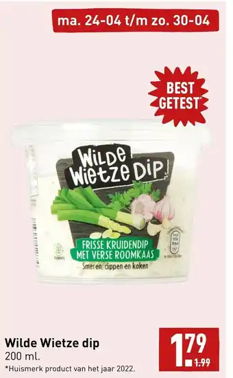 ALDI Wilde wietze dip 200ML aanbieding