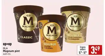 ALDI Magnum pint 440ML aanbieding