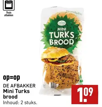 ALDI Mini turks brood aanbieding