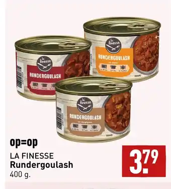 ALDI La Finesse rundergoulash 400G aanbieding