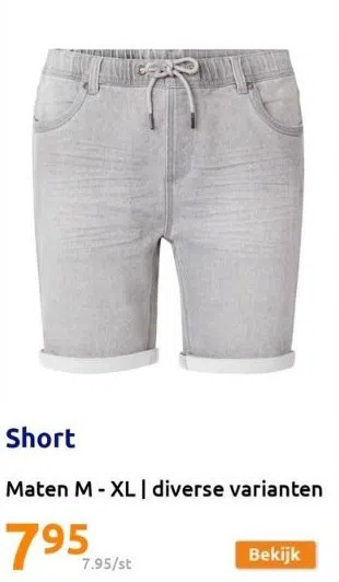 Action Short aanbieding