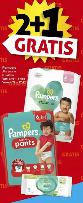 Hoogvliet Pampers aanbieding