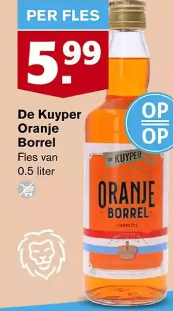 Hoogvliet De kuyper oranje borrel aanbieding