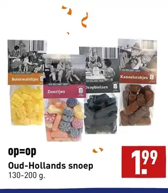 ALDI Oud-Hollands snoep aanbieding