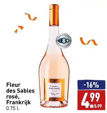 ALDI Fleur des sables rose, 0.75L aanbieding