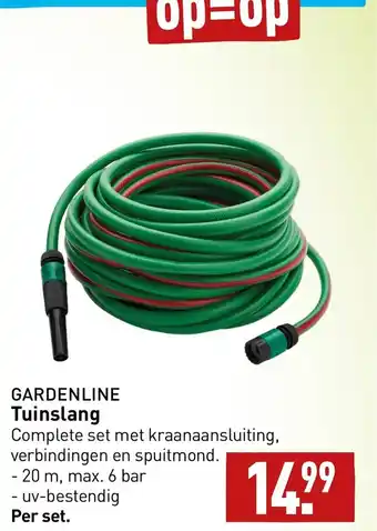 ALDI Gardenline tuinslang aanbieding