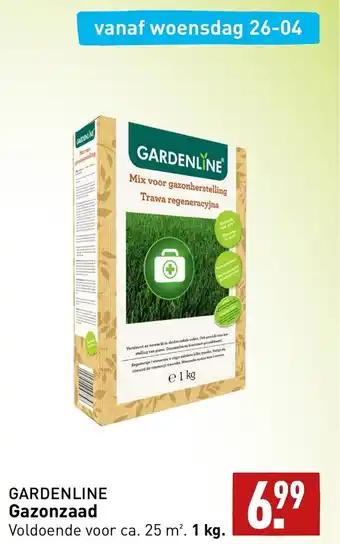 ALDI Gardenline gazonzaad 1KG aanbieding