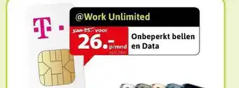 Welcom Onbeperkt Bellen En Data aanbieding