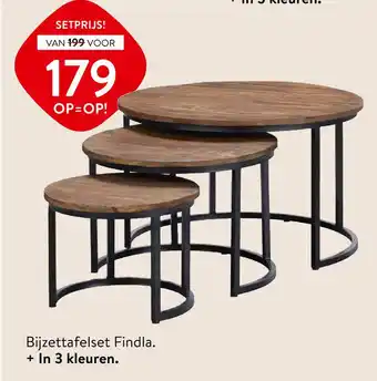 Profijt Meubel Bijzettafelset Findla. aanbieding