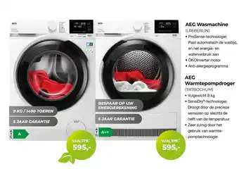 EP Beerepoot Aeg wasmachine (lr6berlin) of aeg warmtepompdroger (tr7bochum) aanbieding