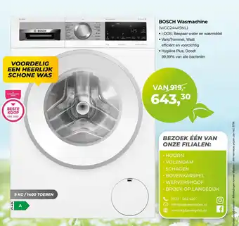 EP Beerepoot Bosch wasmachine (wgg244a9nl) aanbieding