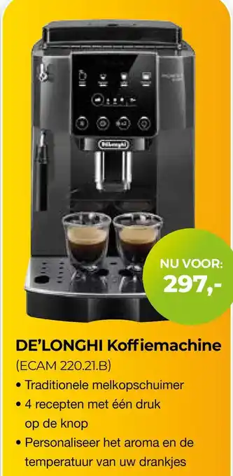 EP Beerepoot De'longhi koffiemachine (ecam 220.21.b) aanbieding