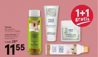 Etos Therme 1+1 Gratis 250 ml aanbieding