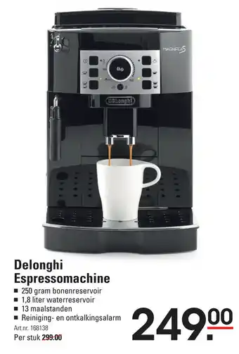 Sligro DeLonghi Espressomachine aanbieding